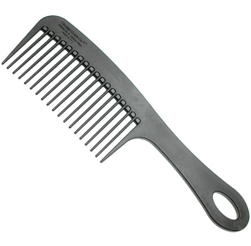 Chicago Comb Co. Model No 8 Carbon Fiber